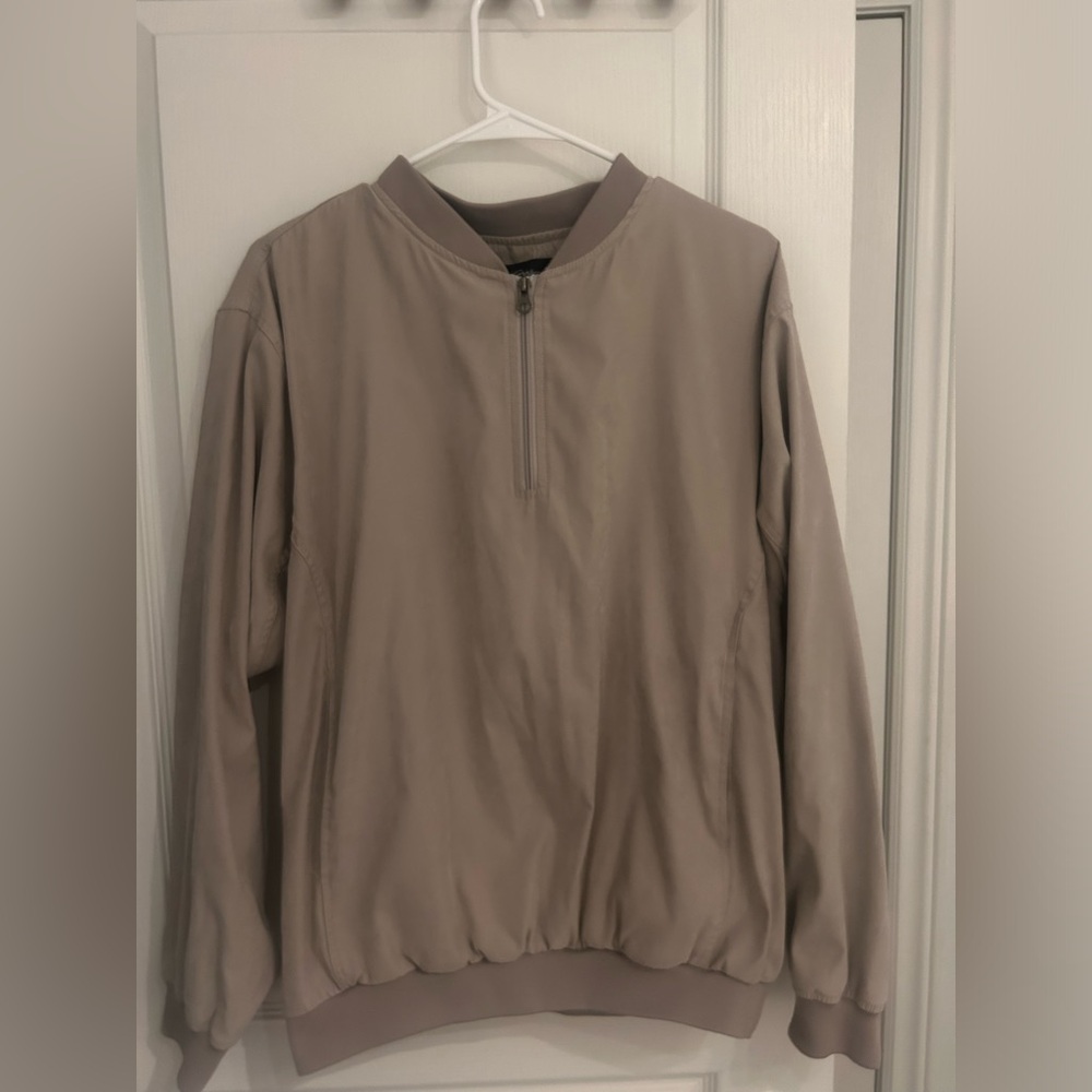 Tan Quarter Zip Jacket